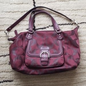 Coach Signature Bag- Excellent Condition!